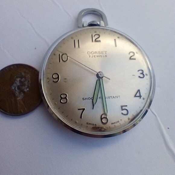 Vintage Dorset Pocket Watch - Swiss Made - Picture 6 of 6